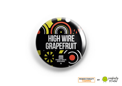 Highwire Grapefruit (Magic Rock) Perfect Draft Medallion Magnet