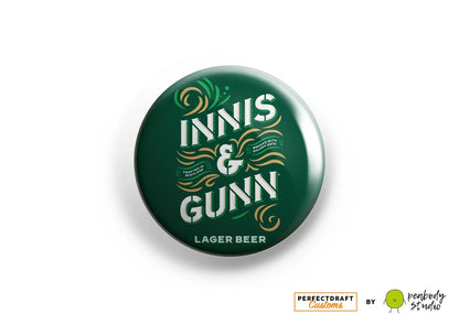 Innis and Gunn Lager Perfect Draft Medallion Magnet