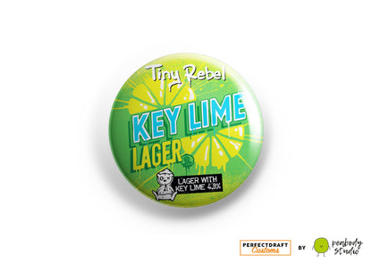 Key Lime Lager (Tiny Rebel) Perfect Draft Medallion