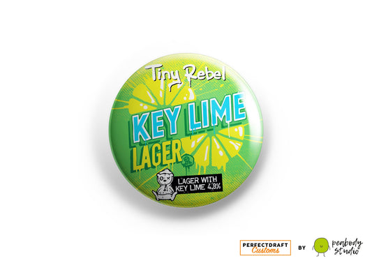 Key Lime Lager (Tiny Rebel) Perfect Draft Medallion