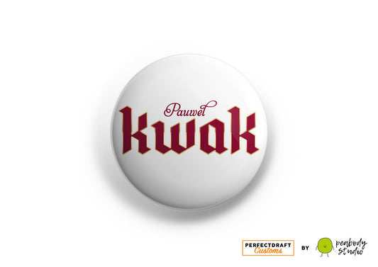 Kwak (White) Perfect Draft Medallion Magnet