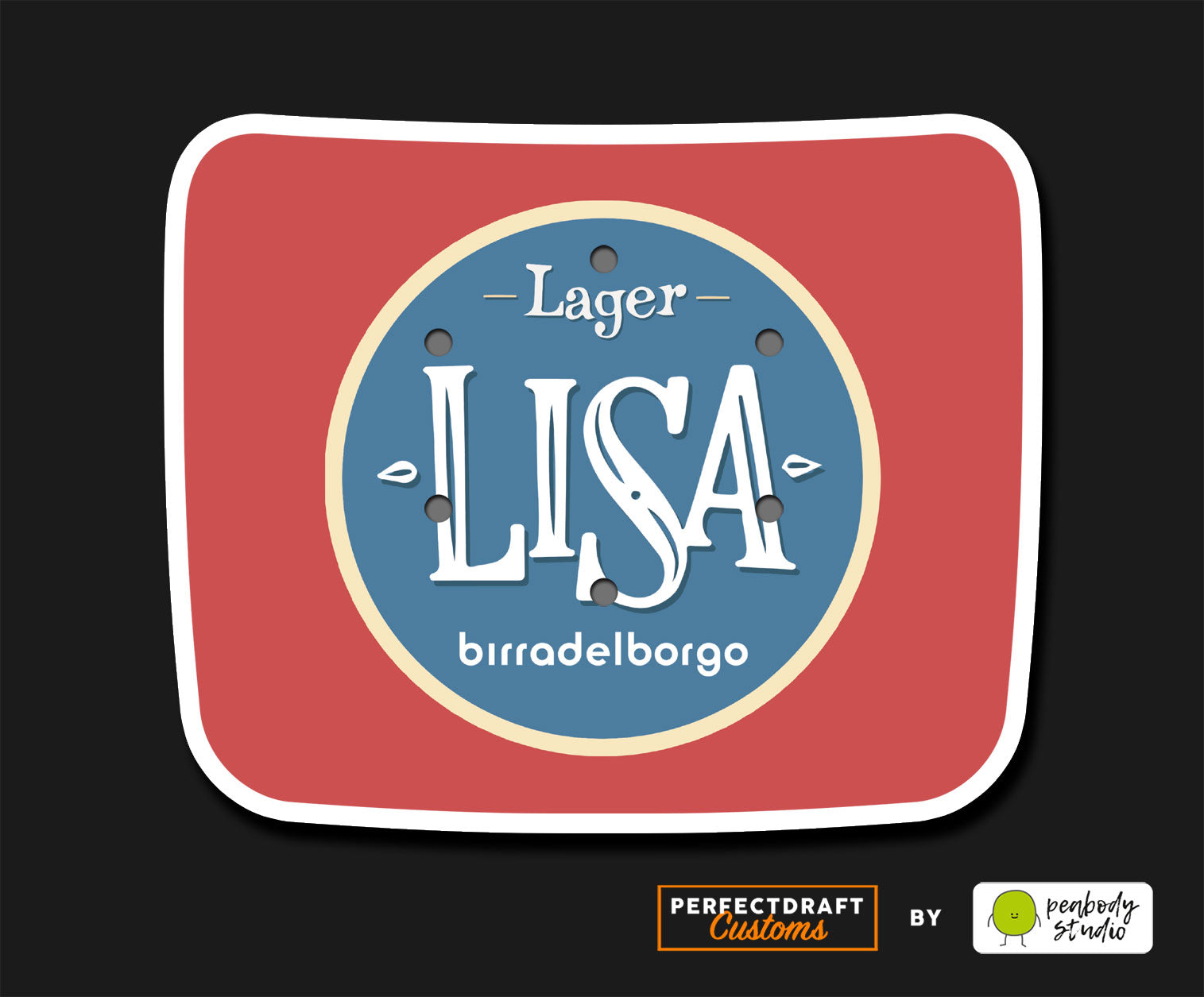 LISA Birra Del Borgo Perfect Draft Drip Tray (Classic)