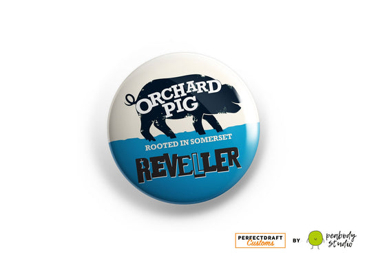 Orchard Pig Reveller Perfect Draft Medallion Magnet