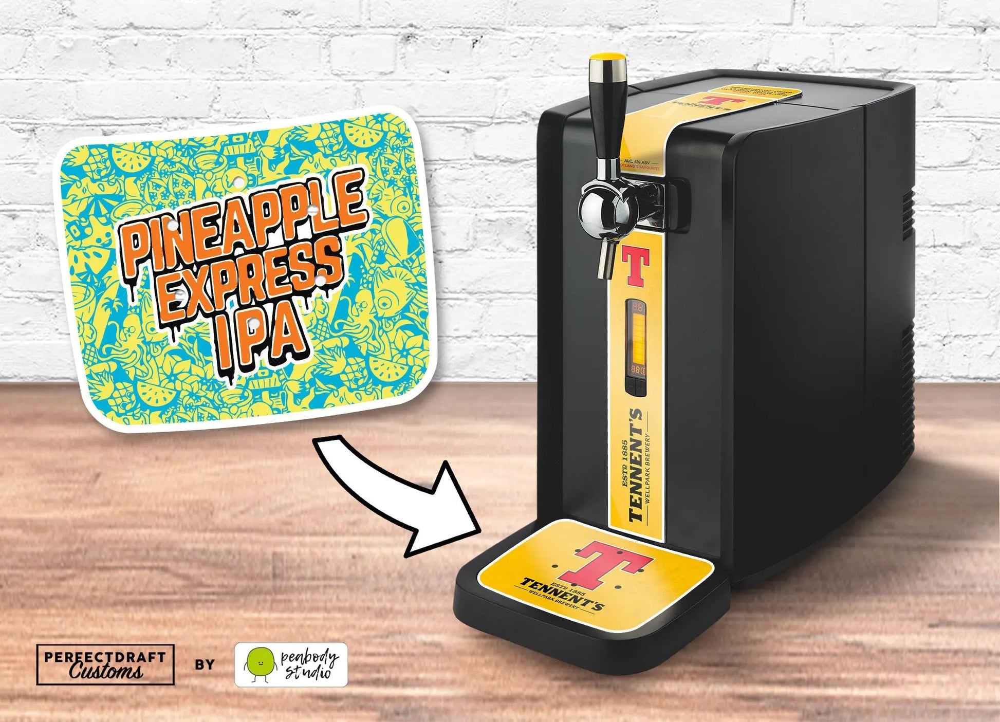 Pineapple Express Perfect Draft Drip Tray (Tiny Rebel)