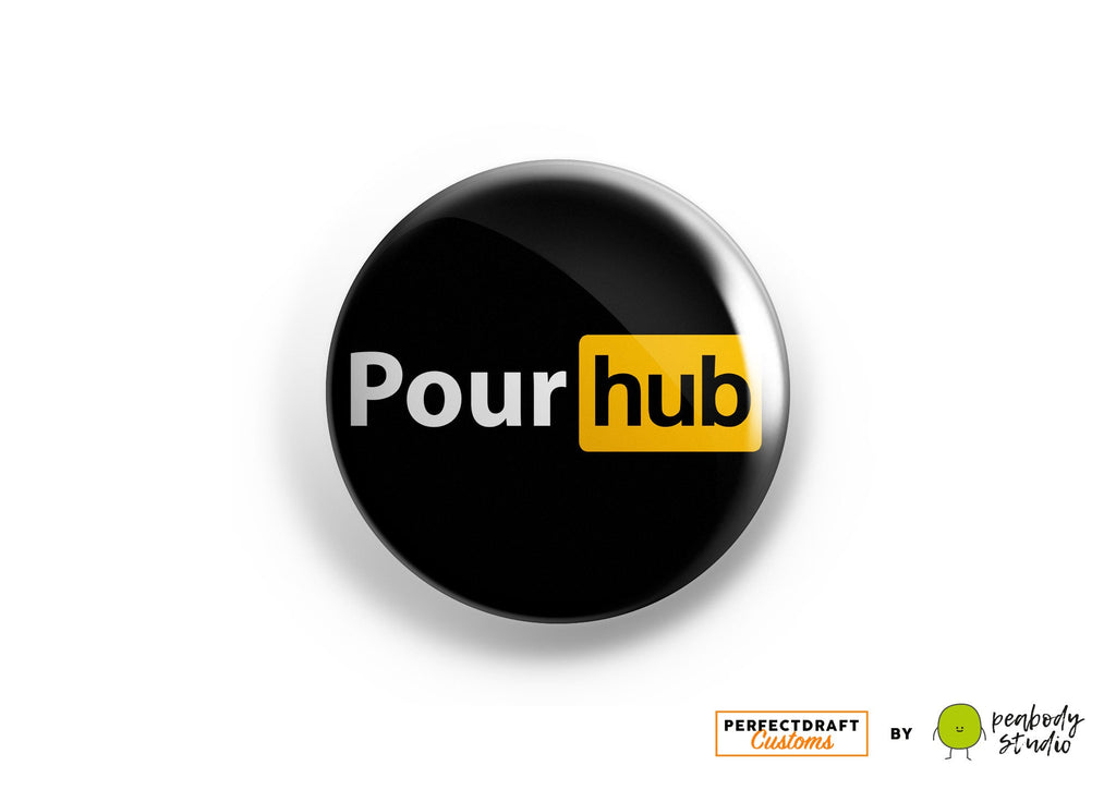 Pour Hub Porn Hub Perfect Draft Medallion Magnet