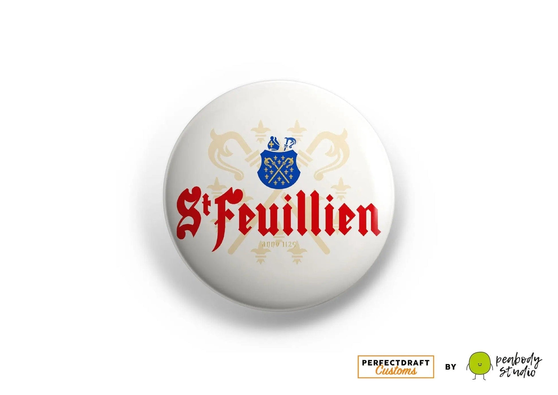 St Feuillien Perfect Draft Medallion Magnet | P D Customs