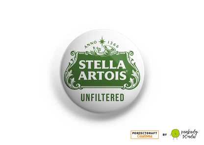 Stella Artois Unfiltered Perfect Draft Medallion Magnet | P D Customs