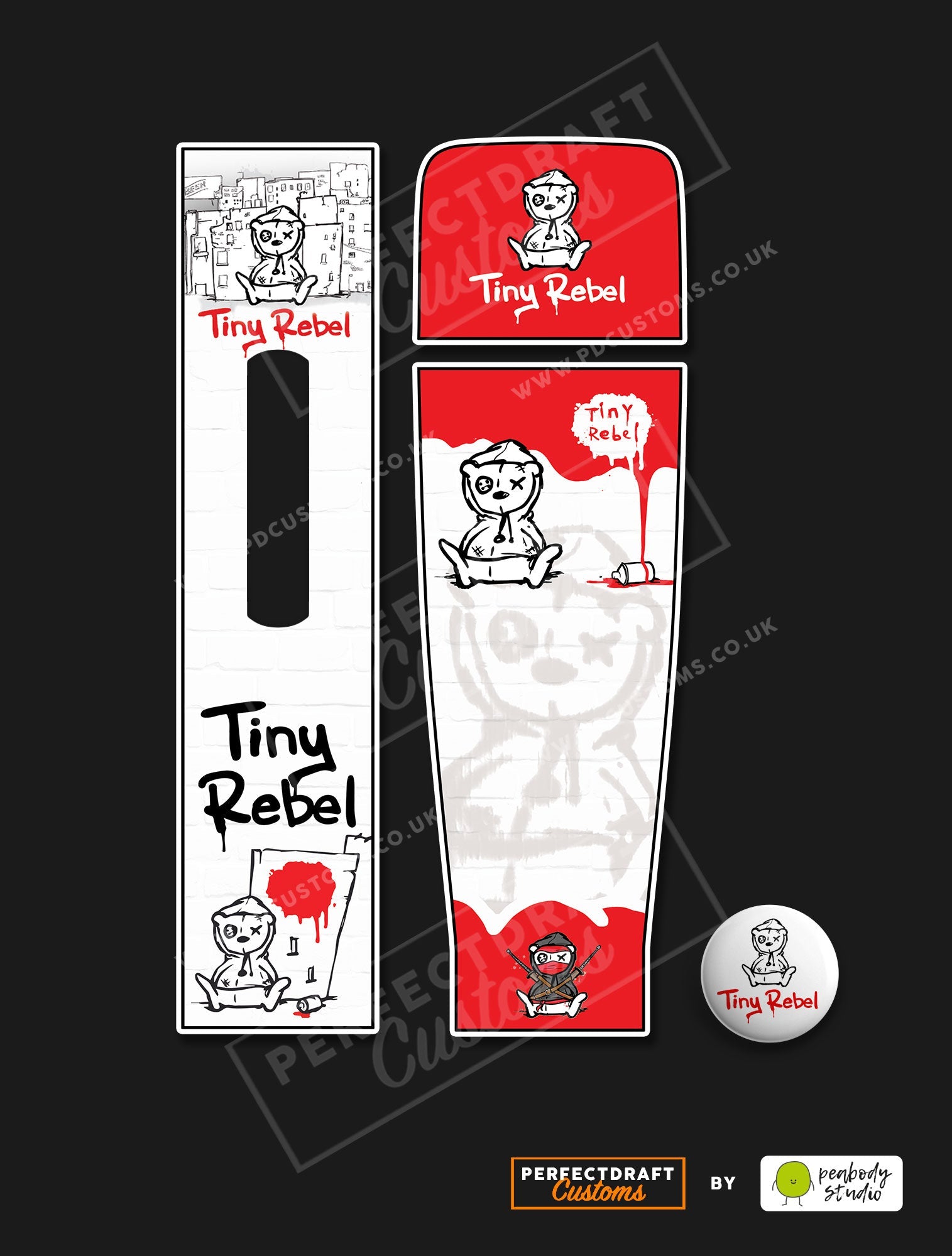 Tiny Rebel Brewery Logo Perfect Draft Skin