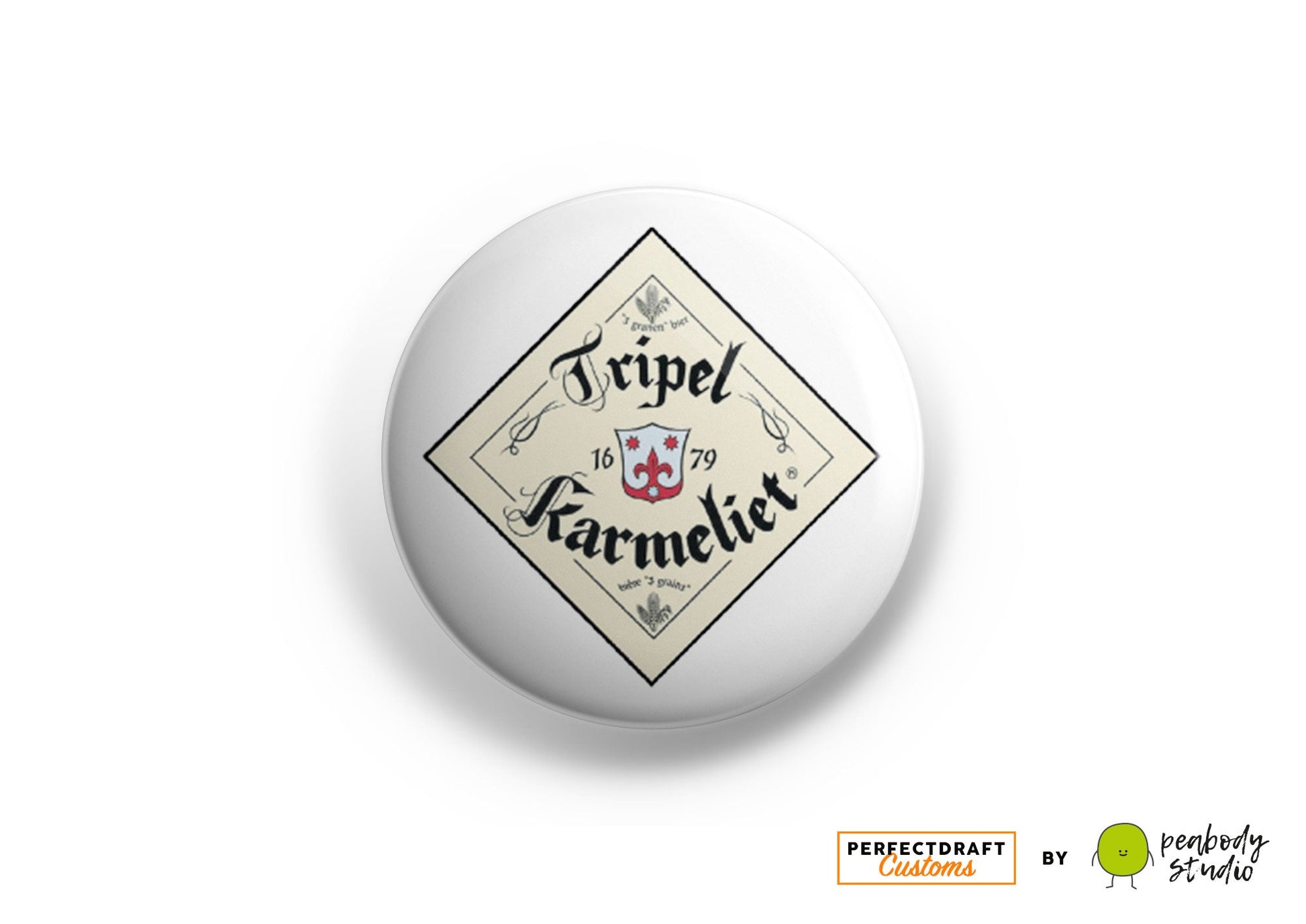 Tripel Karmeliet Perfect Draft Medallion Magnet (White)