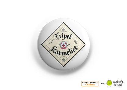 Tripel Karmeliet Perfect Draft Medallion Magnet (White)
