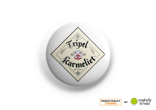 Tripel Karmeliet Perfect Draft Medallion Magnet (White)