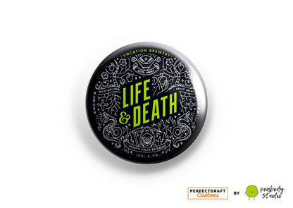 Vocation Life and Death 2 Perfect Draft Medallion Magnet