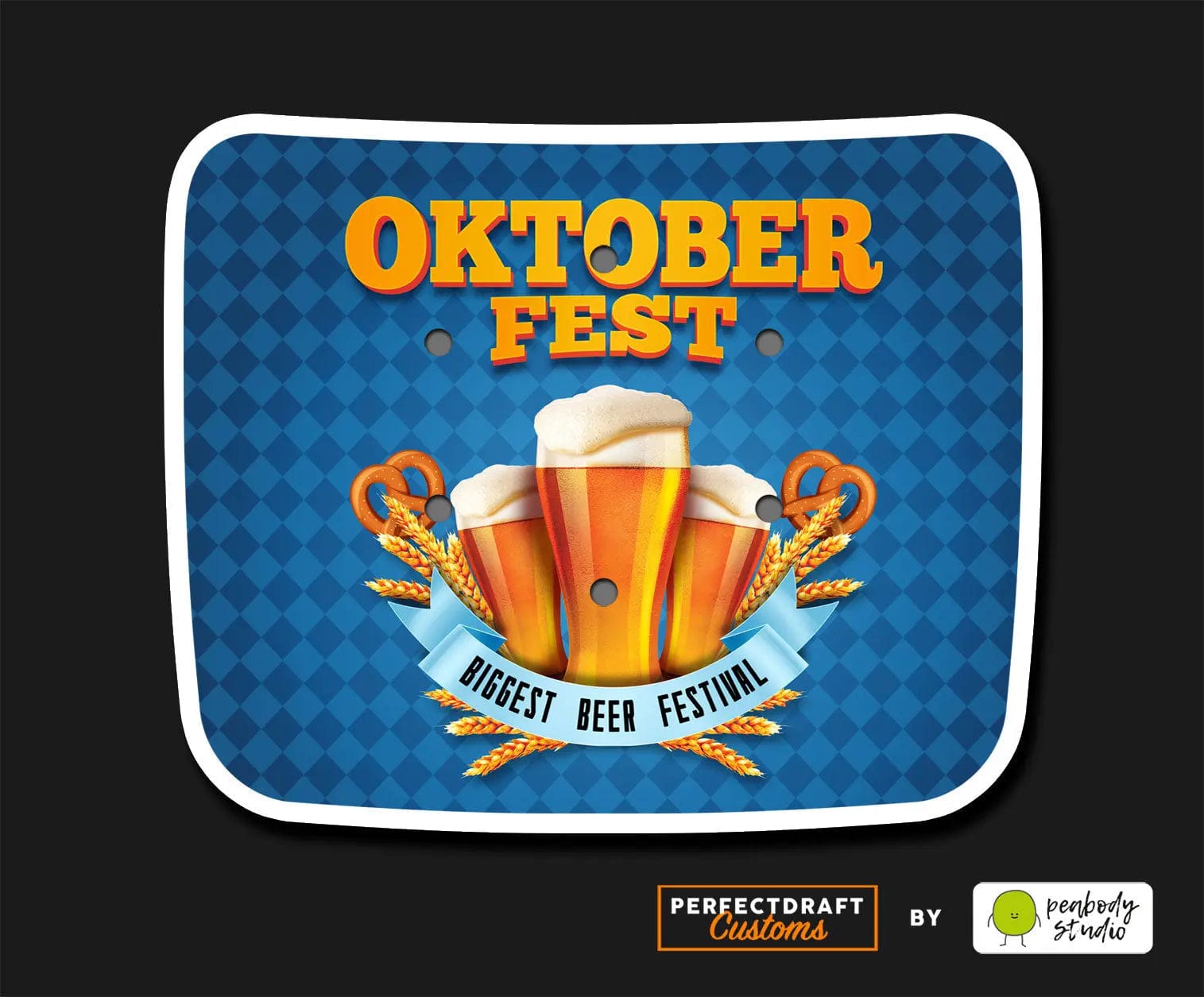 Oktoberfest Modern Design Perfect Draft Drip Tray P D Customs
